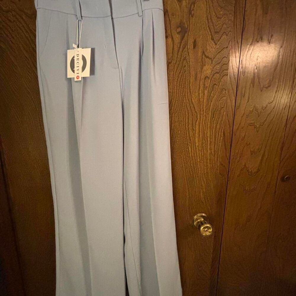Decathlon Women's Blue and Grey Trousers